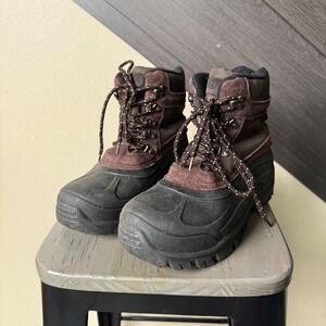 Ranger Men's Size 8 Leather Suede Thinsulate Insulated Winter Snow Boots Brown